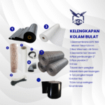 Kolam Bulat Geomembrane Fullset - Gambar 4