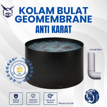 Kolam Bulat Geomembrane Anti Karat
